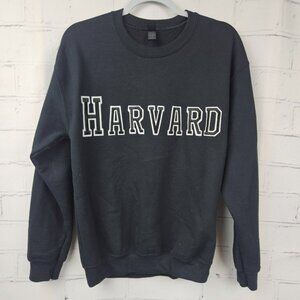Harvard Heavy Blend Sweatshirt Black Cozy Casual Mens M Womens Unisex Gildan